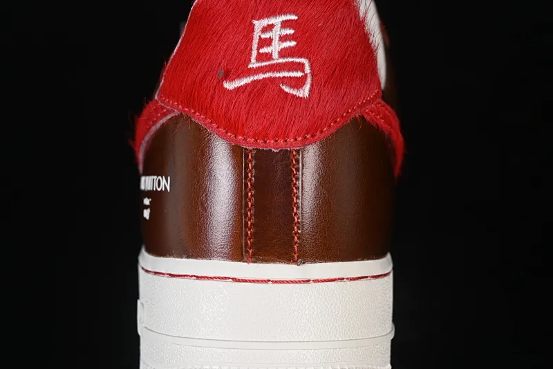All categories Nk Air Force 1 Air Force series Nk Air Force 1 Low Air Force low-top Nike Air Force 1'07 Low Year of the Horse limited edition Retro brown coffee red Air Force 1 low-top casual sneakers FV3694-103